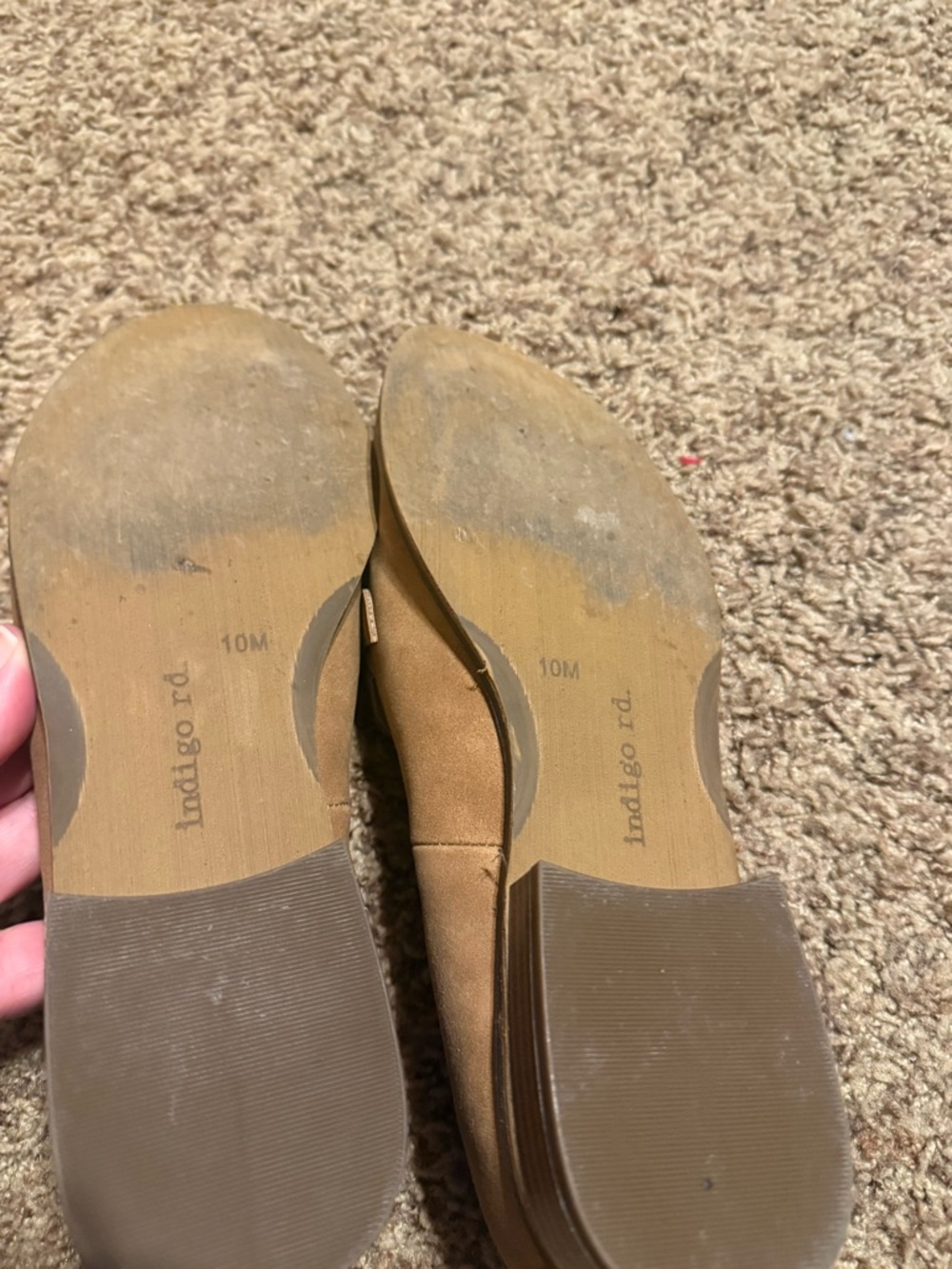 Indigo Tan Slip-On Ballet Flats